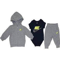 Nike Futura Hoodie, Bodysuit & Joggers Set in Carbon Heather 6M 6M