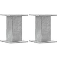 vidaXL Højtalerstativer 2 Stk 30 x 30 x 40 cm Konstrueret Træ Betongrå