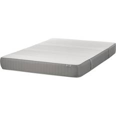 140cm - Gris Matelas en Polyéther Beliani Double Medium Gel Foam 4ft6 Removable Cover Filling Polyether Matress