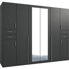 B&Q Grey Wardrobes B&Q Fenton 6 Doors with Wardrobe