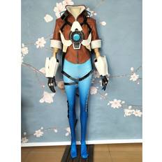Handmade Tracer Royal Blue Overwatch Cosplay Costume