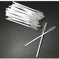 Makeup Shein 20 Pcs White Eyelash Brushes, Eyelash Extension Supplies, Makeup Brushes, Disposable Mascara Wands, Eyelash Extension Eyebrow Spools
