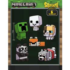 Minecraft Figuriner Minecraft Minecraft Squishme Anti-Stress Figur 7 cm Series 5 Display 16