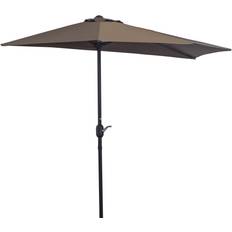 OutSunny 2.7m Balcony Half Parasol Garden Outdoor Umbrella 5