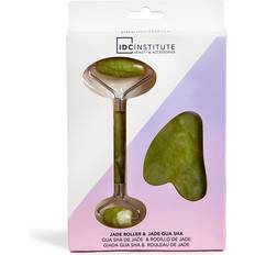 Green Gua Sha & Facial Massage Rollers IDC Institute Jade Gua Sha Jade Roller 2