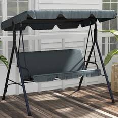 Garden swing chair OutSunny 3 Seater Grey Swing Chair