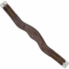 Tapis de selle Horse Guard Sangle pour cheval avec élastique Marron