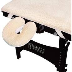 Massage- & Relaxation Products Master Massage Table Fleece Pad Set, Deluxe Table Cover Pad, Thick Wrap Around Fleece Bed Sheet 32 x 74 inch and Face Cradle Cover, Fitted Corner