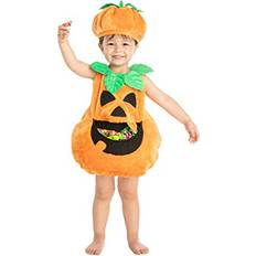 Costumes Spooktacular Creations Cute Toddler Pumpkin Costume, Baby Halloween for Babies, Dress Up S 5-7 yr