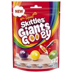 Orange Sweets Skittles Giants Gooey Vegan Chewy Sweets Fruit Flavoured Pouch