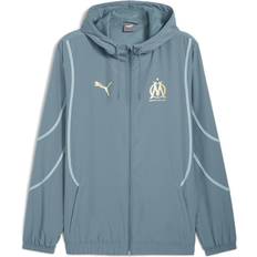 Football Vestes & Pulls Puma Prematch-Jacke OM 2024/25 Bleu