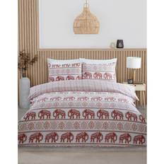 my home Hathi Elephant Duvet Cover Red