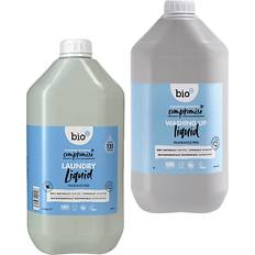 Bio-D Fragrance Free Laundry Liquid & Washing Up Liquid 5L Refill B...