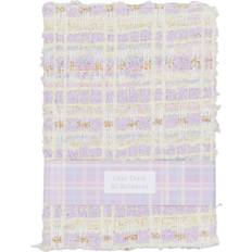 Purple Notepads Lilac Check Fabric A5 Notebook - Purple