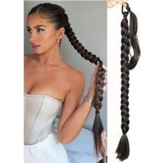 Shein Extensions Synthetic Boxing Braids Ponytail Hair Rope Temperature Fiber