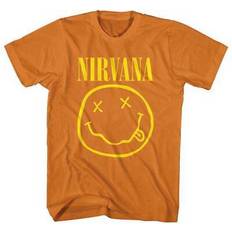 Kids T-Shirt Yellow Happy Face - Orange