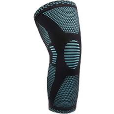 Health Luxury Living 3D Mesh Compression Knee Sleeve Support with Silicone Grip Blue Meidum