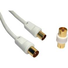 Cables Direct 2TV-10 coaxial 10 m Coax White 10m