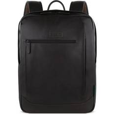 Bugatti Computertasker Bugatti Clark Daypack Leather Laptop Compartment - Brown