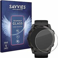 Savvies Schutzglas für garmin epix pro gen 2 51 mm echt glas display schutz klar 9h Transparent