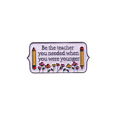 Shein Be The Teacher You Needed When You Were Younger Cartoon Cute Enamel Pin Custom Decorative Brooches Ornaments Lapel Bag Badges Jewelry Gifts Pin Dress Accessories Pin For Clothes Bag Charm