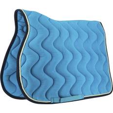 Turkosa Sadlar & Tillbehör EquiThème Polyfun Schabrak Turkos/Navy Full