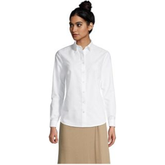 Lands' End Men Shirts Lands' End Tall School Uniform Tall Long Sleeve Oxford Dress Shirt White 12L