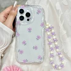 Shein Mini Floral Painted Cream Stripe Print Protective Case With For IPhone Huawei IPhone Pro Max Apple P P P Soft P DropProof XS XR P GES Sa