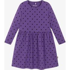 56/62 Kjoler Mini Rodini Kjole Polka Dot Lilla 4-5 år 104-110 Kjole