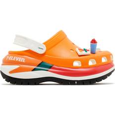 Men - Orange Outdoor Slippers Crocs 7-Eleven X Mega Crush Clog - Orange