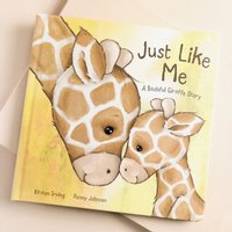 Jellycat Just Like Me A Bashful Giraffe Story Book yellow/beige/brown one size