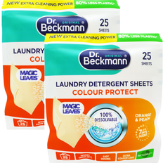 Dr. Beckmann magic leaves bio laundry detergent 25 sheets clothes orange peach x5