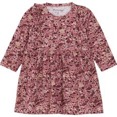 Lila Klänningar Minymo AOP Klänning - Dusty Rose
