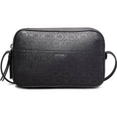 Calvin Klein Bolsos bandolera Calvin Klein Bolso de hombro negro plata One Size