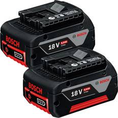 Bosch GBA 5.0Ah 18V Li-Ion Battery Pack of 2