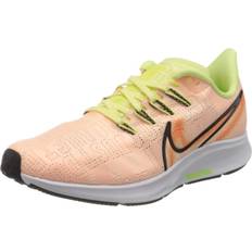 Nike Women's Air Zoom Pegasus Premium Running Shoes 10, Orange/Green/Black