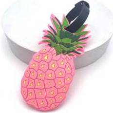 Rosa Resetillbehör Shein Pink Pineapple Luggage Tag Tag
