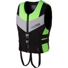 Swim & Water Sports Flemye Green, XXL75-90KG Neoprene Life Jacket Adult Life Vest Water Sports Fishing Vest Kayaking Boating Swimming