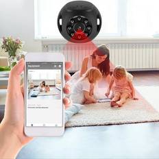 Surveillance Cameras Menrkoo WiFi Security Camera Phone APP Indoor Infrared Nightvision