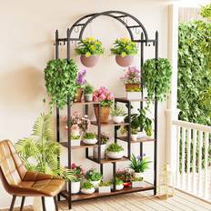 Pots, Plants & Cultivation Shein Tier Plant Stand Indoor Creative Arched Top Plant