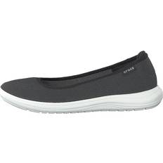 Low Shoes Crocs Reviva Flat W - Black/White