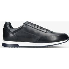 Loake Men Shoes Loake Mens Vy Bannister Tonal-stitching Leather Low-top Trainers Eur Men NAVY