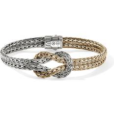 XL Bracelets John Hardy Love Knot Bracelet, 3.5MM in Sterling Silver/14k Yellow Gold