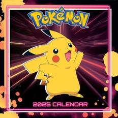 Multicolore Calendari e Blocchi Note 2025 Calendar Pokemon Month to View Square 30x30