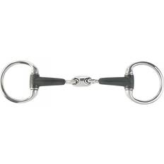 Horze Horze Double-Jointed Eggbutt Rubber Bit, Black