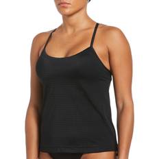 Nike Tankinis Nike Women's Layered Tankini, Large, Black