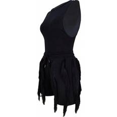 Shein Solid Halter Top Drawstring Waist Tassel Detail Shorts
