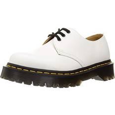 Unisex - White Low Shoes Dr. Martens Unisex 1461 Bex Smooth Oxford, White Smooth Leather, Women/11 Men