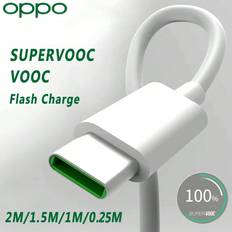 Shein W A USB C Cable Fast Data Charging Cord Supervooc Charger Cable Phone Accessories For OPPO Reno g Pro Lite Find X X Pro X X X Neo Vooc