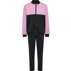 Lilla Tracksuits Børnetøj Hummel Dallas Tracksuit Børn Lilla/Sort 146